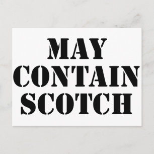 Carte Postale Peut contenir du Scotch