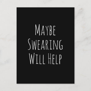 Carte Postale Peut-Être Que Le Balayage Aidera Cheeky Snarky Dir