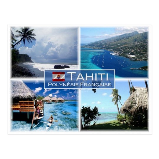 Carte Postale Pf Polynesie Francaise Tahiti Zazzle Fr