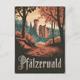 Carte Postale Pfälzerwald Forêt palatinée vintage