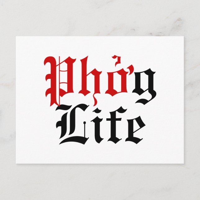 Carte Postale Phở g Life (Devant)