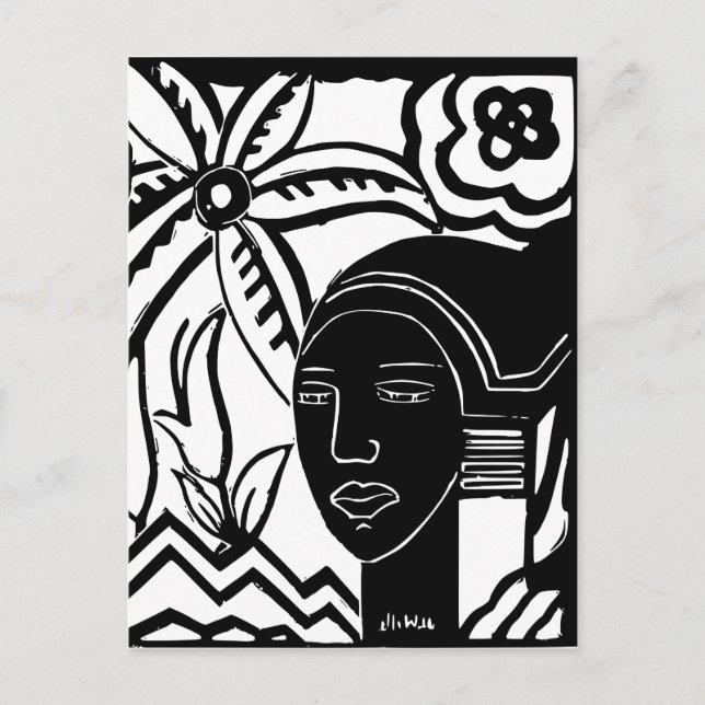 Carte Postale Phantasy africain (Devant)