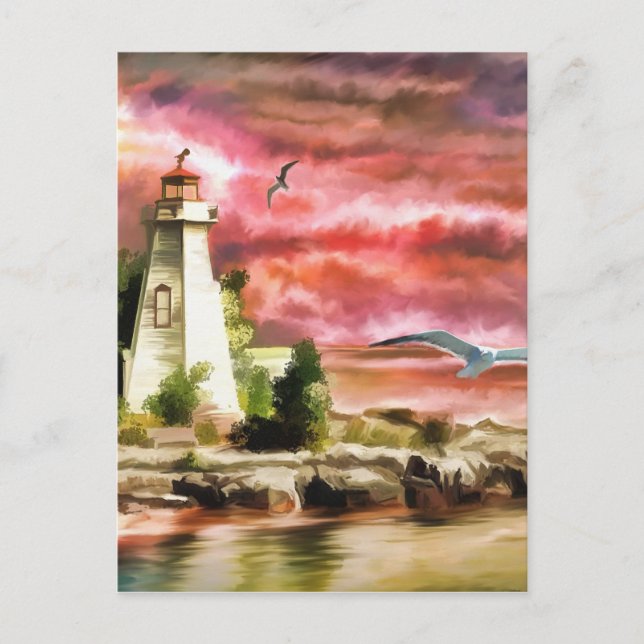 Carte Postale Phare (Devant)