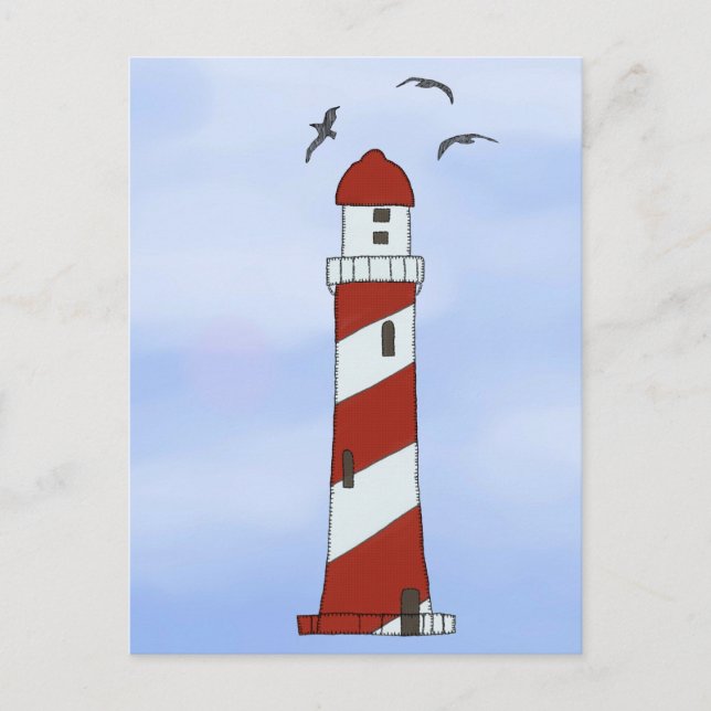 Carte Postale Phare (Devant)