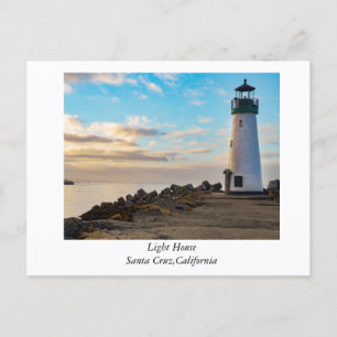 Carte Postale Phare à Père Noël Cruz, Californie