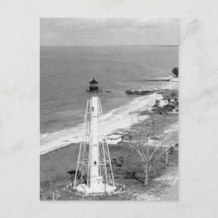 Carte Postale Phare arrière de l'île Gasparilla