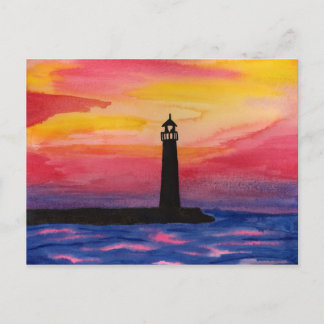 Carte Postale Phare, Comté de Door, WI