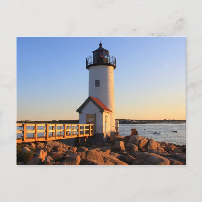 Carte Postale Phare d'Annisquam Gloucester Cape Ann (Devant)