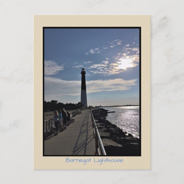 Carte Postale Phare de Barnegat (Devant)