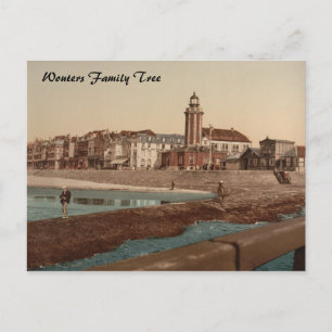 Carte Postale Phare de Blankenberghe, Belgique