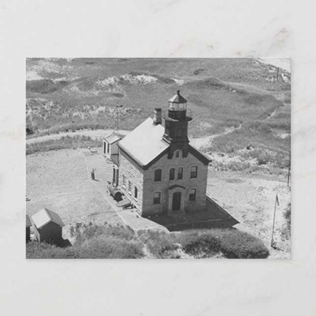 Carte Postale Phare de Block Island North (Devant)