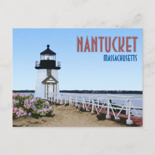 Carte Postale Phare de Brant Point Nantucket Massachusetts