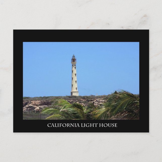 Carte Postale phare de californie (Devant)