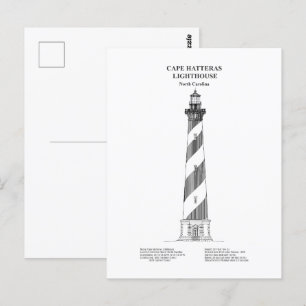 Carte Postale Phare de Cape Hatteras - Caroline du Nord - BD