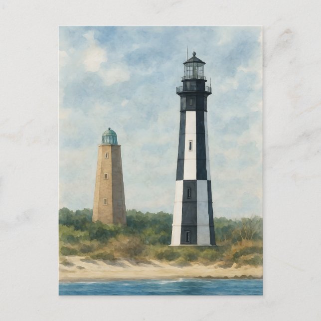Carte Postale Phare de Cape Henry (Devant)