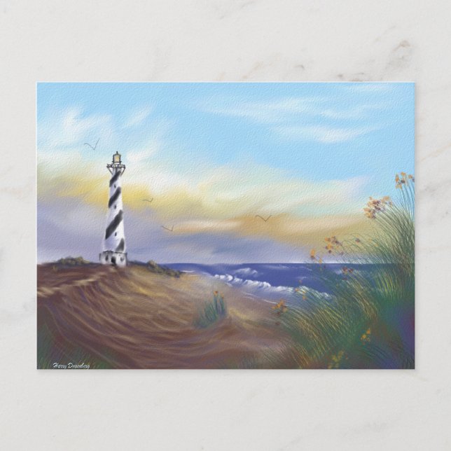Carte Postale Phare de Cape May (Devant)