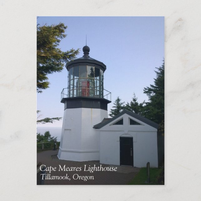 Carte Postale Phare de Cape Meares, OR (Devant)