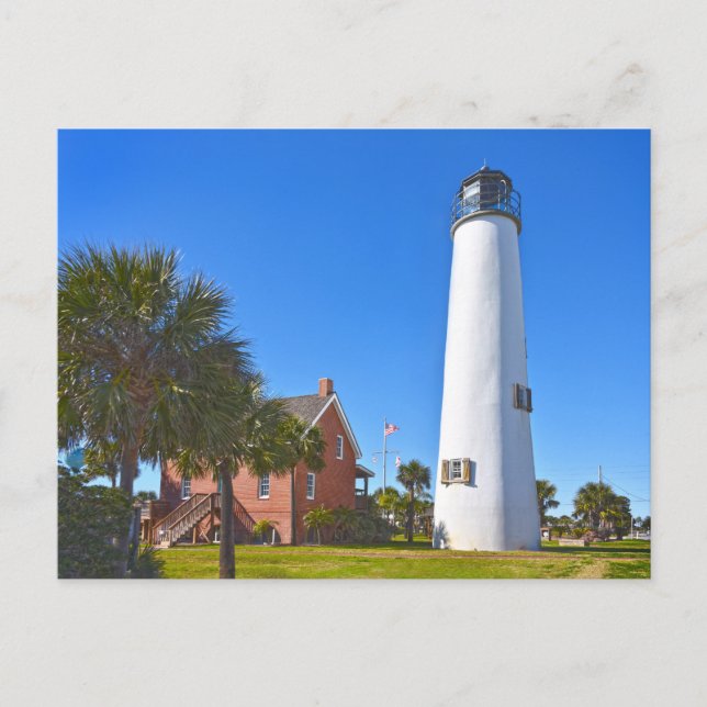 Carte Postale Phare de Cape St. George, Floride (Devant)