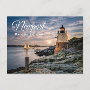 Carte Postale Phare de Castle Hill à Newport Rhode Island