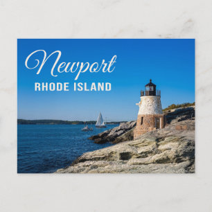 Carte Postale Phare de Castle Hill Newport Rhode Island RI