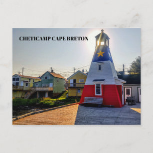 Carte Postale Phare de Cheticamp Cap Breton