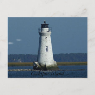 Carte Postale Phare de Cockspur Island