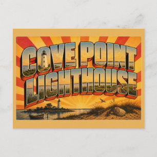 Carte Postale Phare de Cove Point Baie de Chesapeake Art de mara