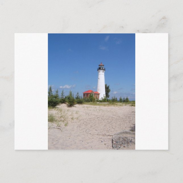 Carte Postale Phare de Crisp Point (Devant)