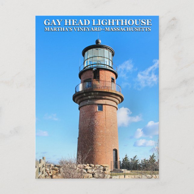 Carte Postale Phare de Gay Head, Martha's Vineyard MA (Devant)