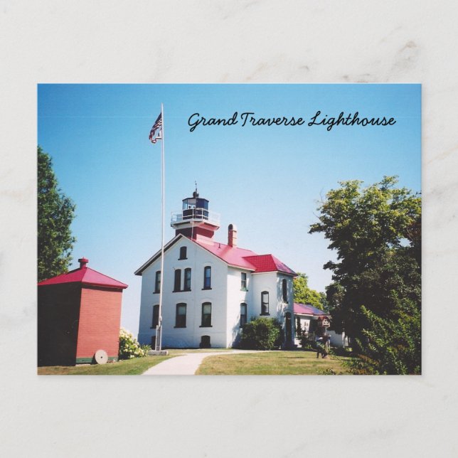 Carte Postale Phare de Grand Traverse (Devant)