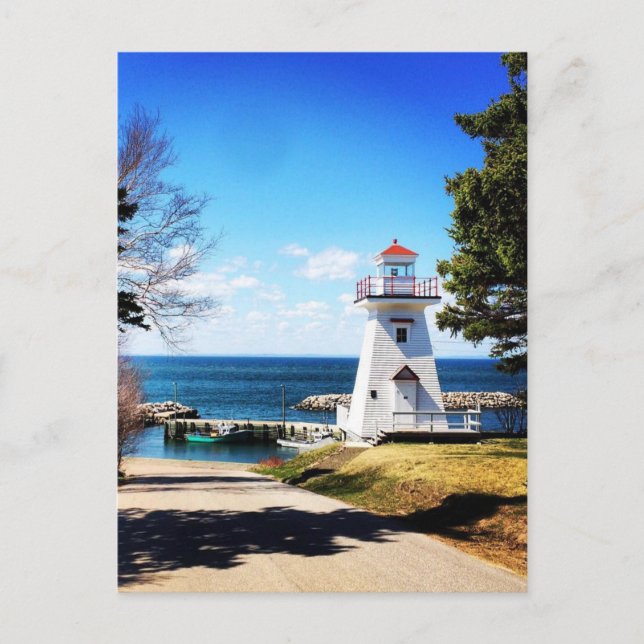 Carte Postale Phare de Hampton Bridgetown Nouvelle-Écosse Canada (Devant)