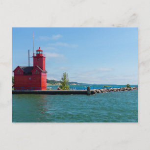 Carte Postale Phare de Holland Harbour
