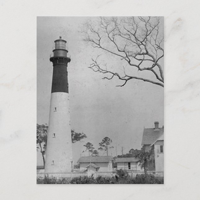 Carte Postale Phare de Hunting Island (Devant)