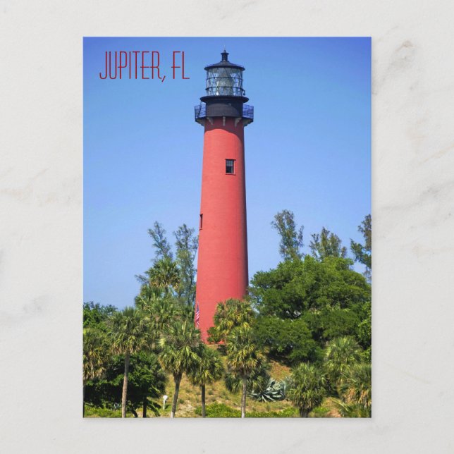 Carte Postale Phare de Jupiter Inlet, Jupiter, Floride (Devant)
