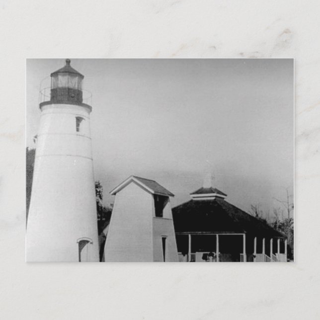 Carte Postale Phare de la chaîne de la rivière Tchefuncte 2 (Devant)