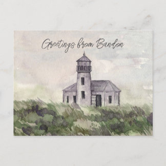 Carte Postale Phare de la rivière Coquille Bandon Oregon