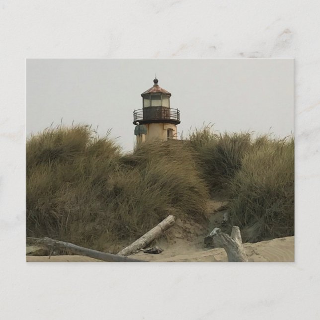Carte Postale Phare de la rivière Coquille, OR (Devant)