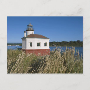 Carte Postale Phare de la rivière Coquille, Oregon, États-Unis