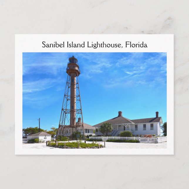 Carte Postale Phare de l'île de Sanibel, Floride (Devant)