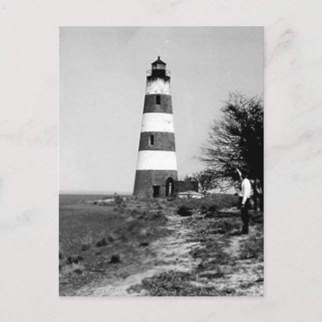 Carte Postale Phare de l'île de Sapelo (Devant)