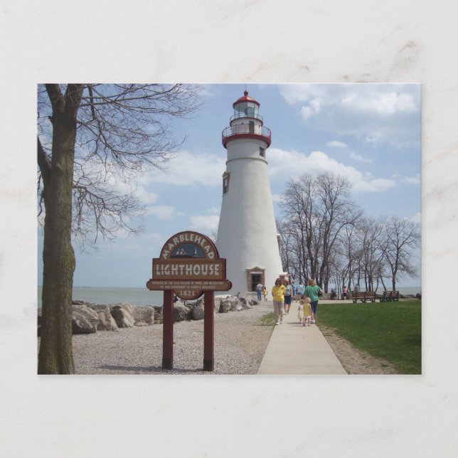 Carte Postale Phare de Marblehead, Ohio (Devant)