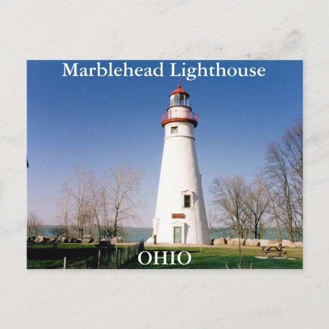 Carte Postale Phare de Marblehead, Ohio (Devant)