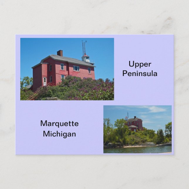 Carte Postale Phare de Marquette (Devant)