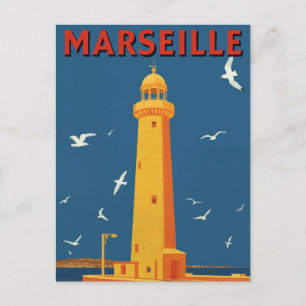 Carte Postale Phare de Marseille French Riviera Voyage