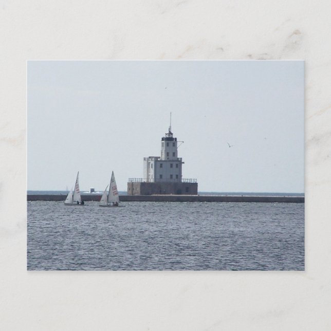 Carte Postale Phare de Milwaukee (Devant)