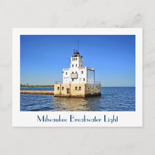 Carte Postale Phare de Milwaukee Breakwater