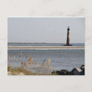 Carte Postale Phare de Morris Island, Plage Folly, Charleston