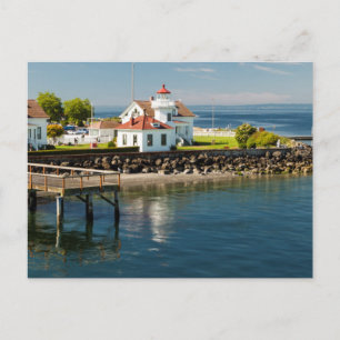 Carte Postale Phare de Mukilteo, Mukilteo, Washington, USA