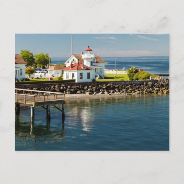 Carte Postale Phare de Mukilteo, Mukilteo, Washington, USA (Devant)