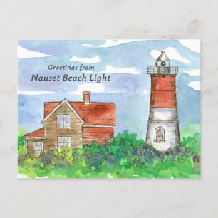 Carte Postale Phare de Nauset Beach Cape Cod National Seashore